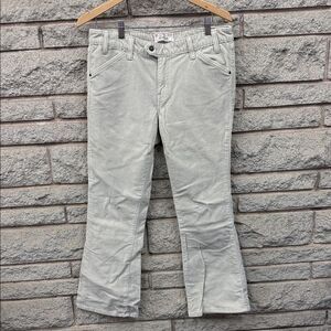 Levi's Light Gray Flare Corduroy Jeans